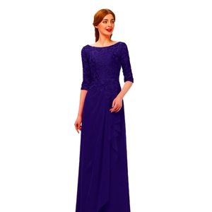 JJs House deep purple maxi dress size 16 NWT